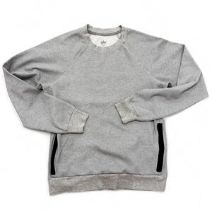 ALO Yoga Gray Crewneck Sweater